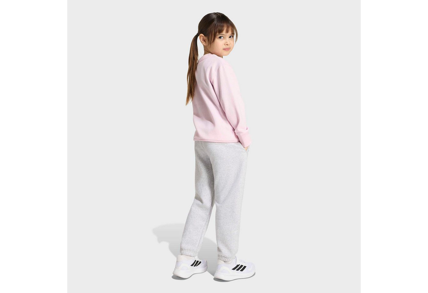 adidas Sportswear Trainingsanzug LK BL FL JOG (2-tlg), Trainingsanzug für Kinder, zweiteilig, sportlicher Stil, zum Laufen Bild 3