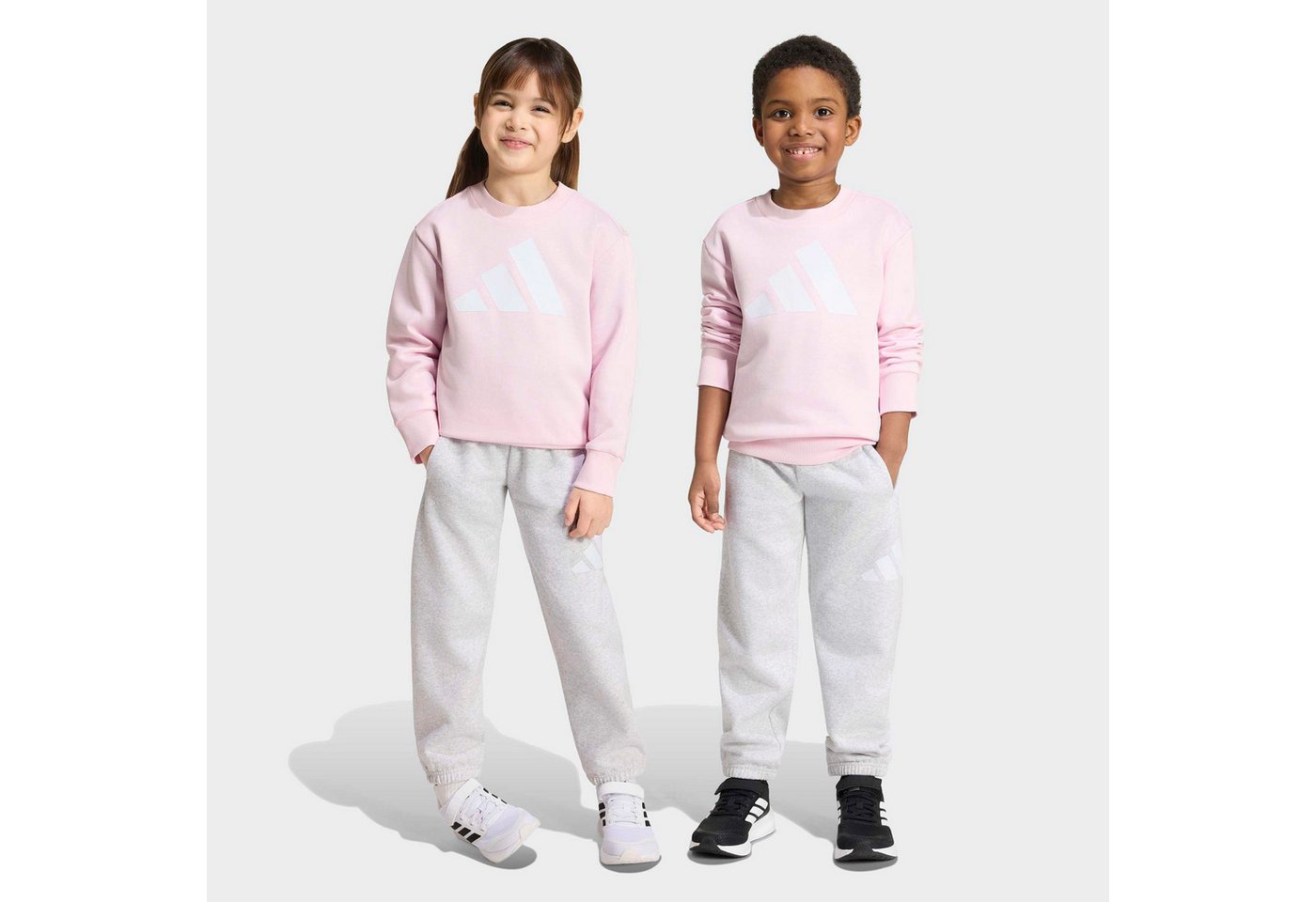 adidas Sportswear Trainingsanzug LK BL FL JOG (2-tlg), Trainingsanzug für Kinder, zweiteilig, sportlicher Stil, zum Laufen Bild 4