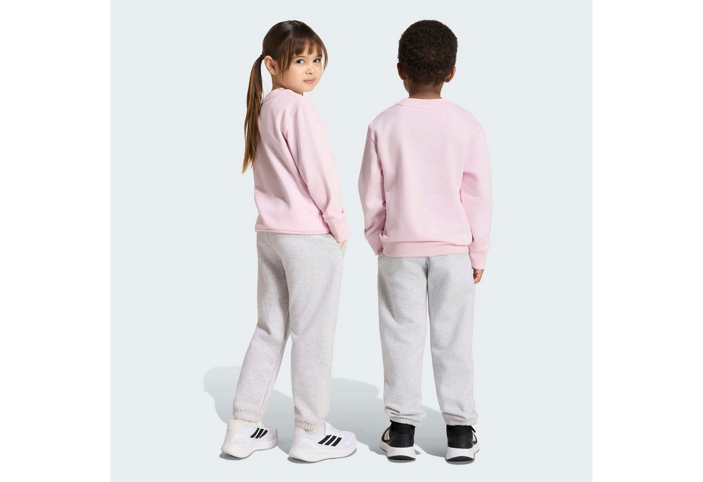 adidas Sportswear Trainingsanzug LK BL FL JOG (2-tlg), Trainingsanzug für Kinder, zweiteilig, sportlicher Stil, zum Laufen Bild 5