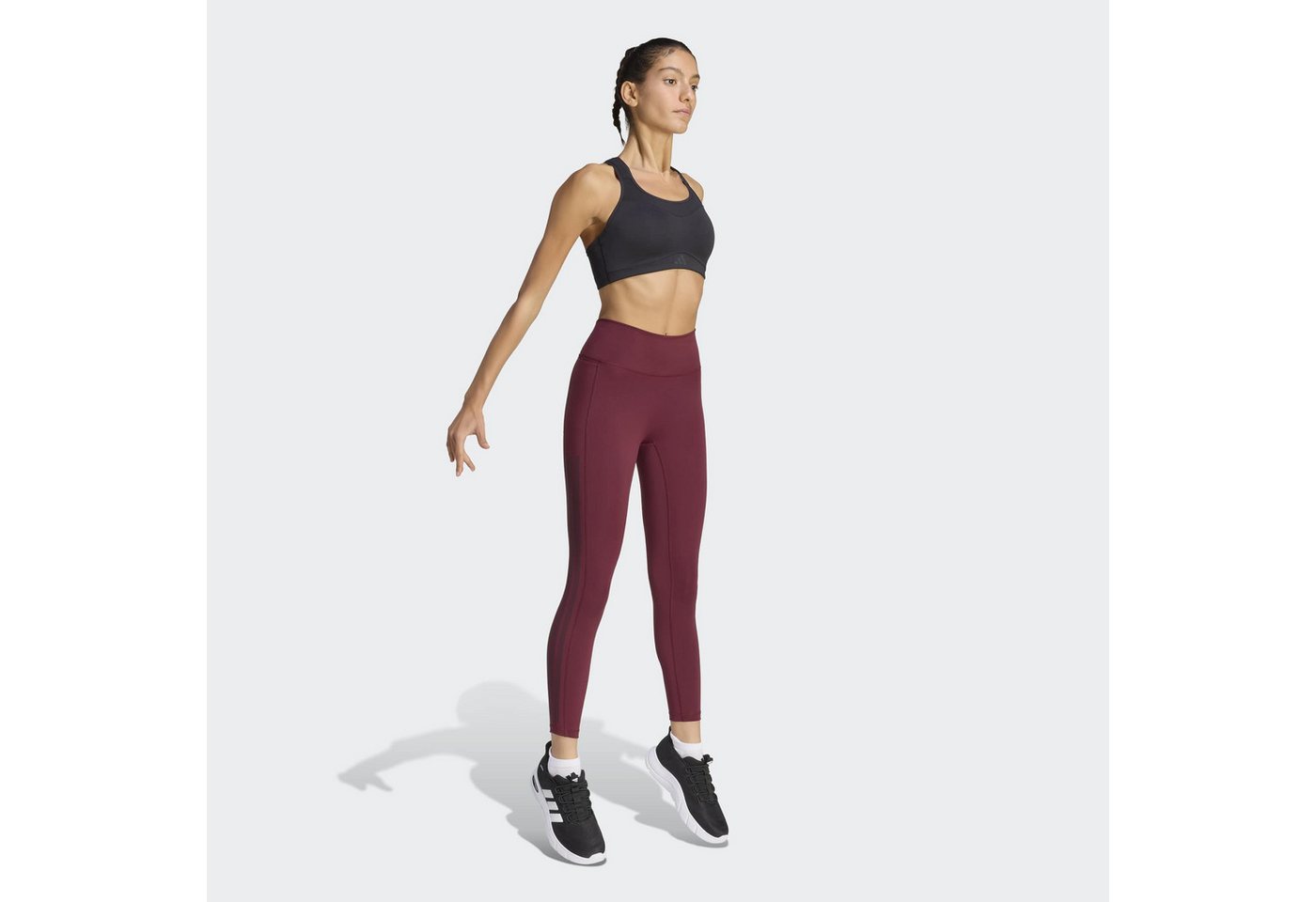 adidas Performance Trainingstights OPT 3S 7/8 L sportlicher Stil, mit Elasthan-Anteil