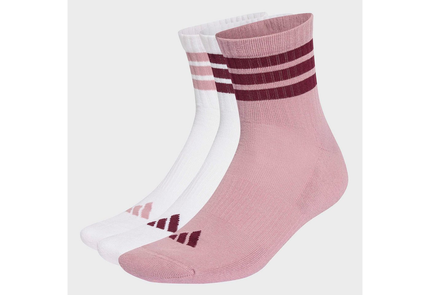 adidas Performance Sportsocken 3S ESS C MID 3P Sportsocken, sportlicher Stil, für sportive Aktivitäten Bild 2