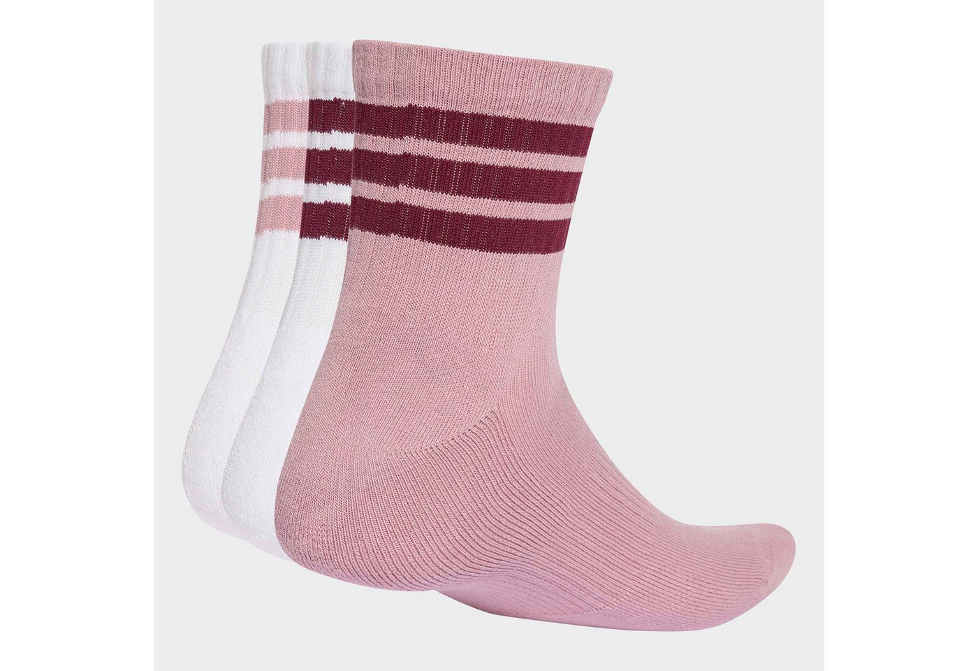 adidas Performance Sportsocken 3S ESS C MID 3P Sportsocken, sportlicher Stil, für sportive Aktivitäten Bild 3