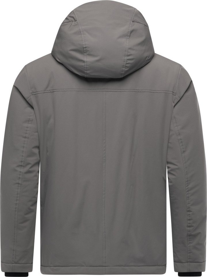 Ragwear Outdoorjacke Saqon YOUMODO Wasserfeste Herren Jacke mit Kapuze