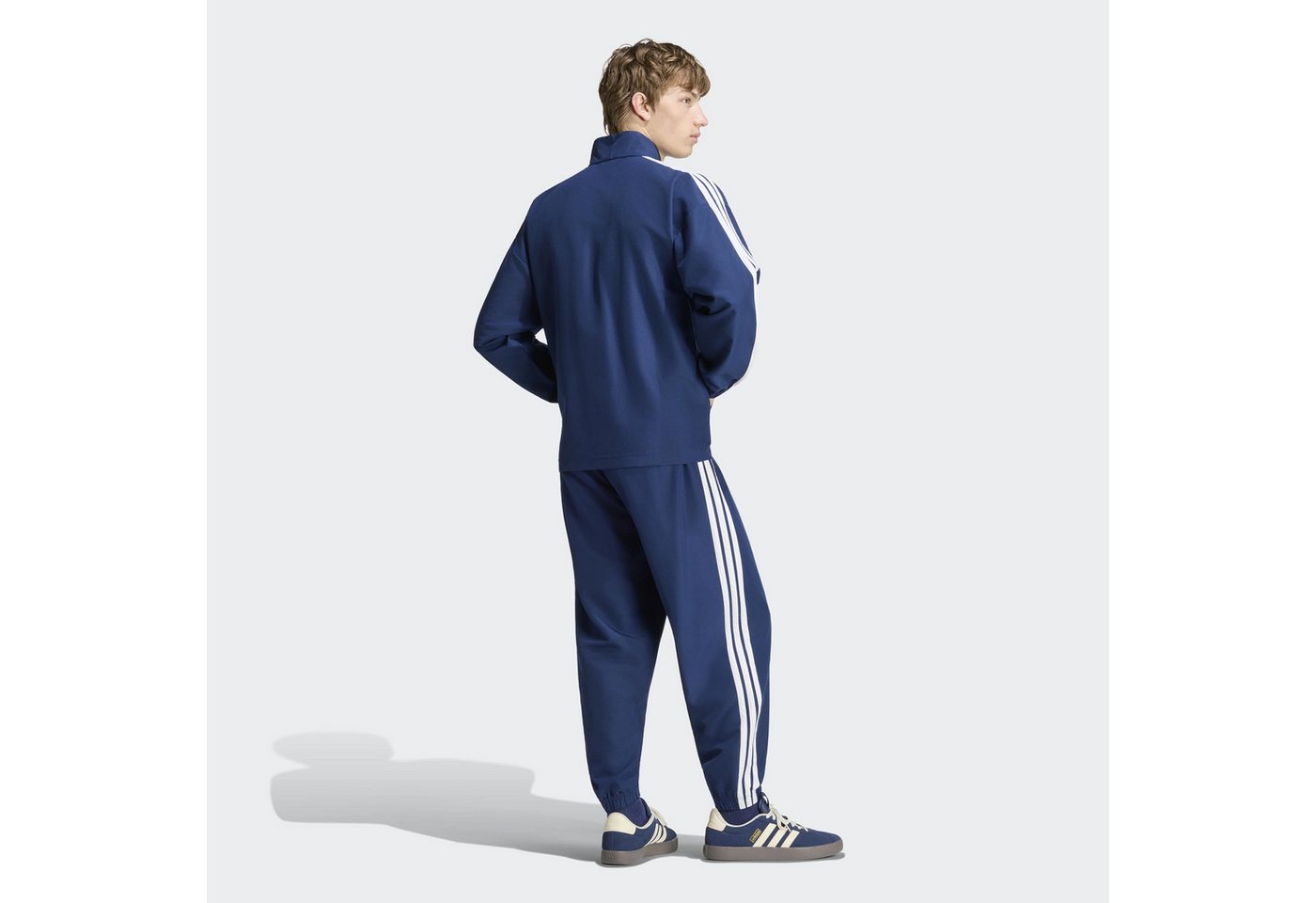 adidas Sportswear Trainingsanzug M 3S WV TS (2-tlg), zweiteiliger Trainingsanzug, sportlicher Stil, für Erwachsene Bild 5