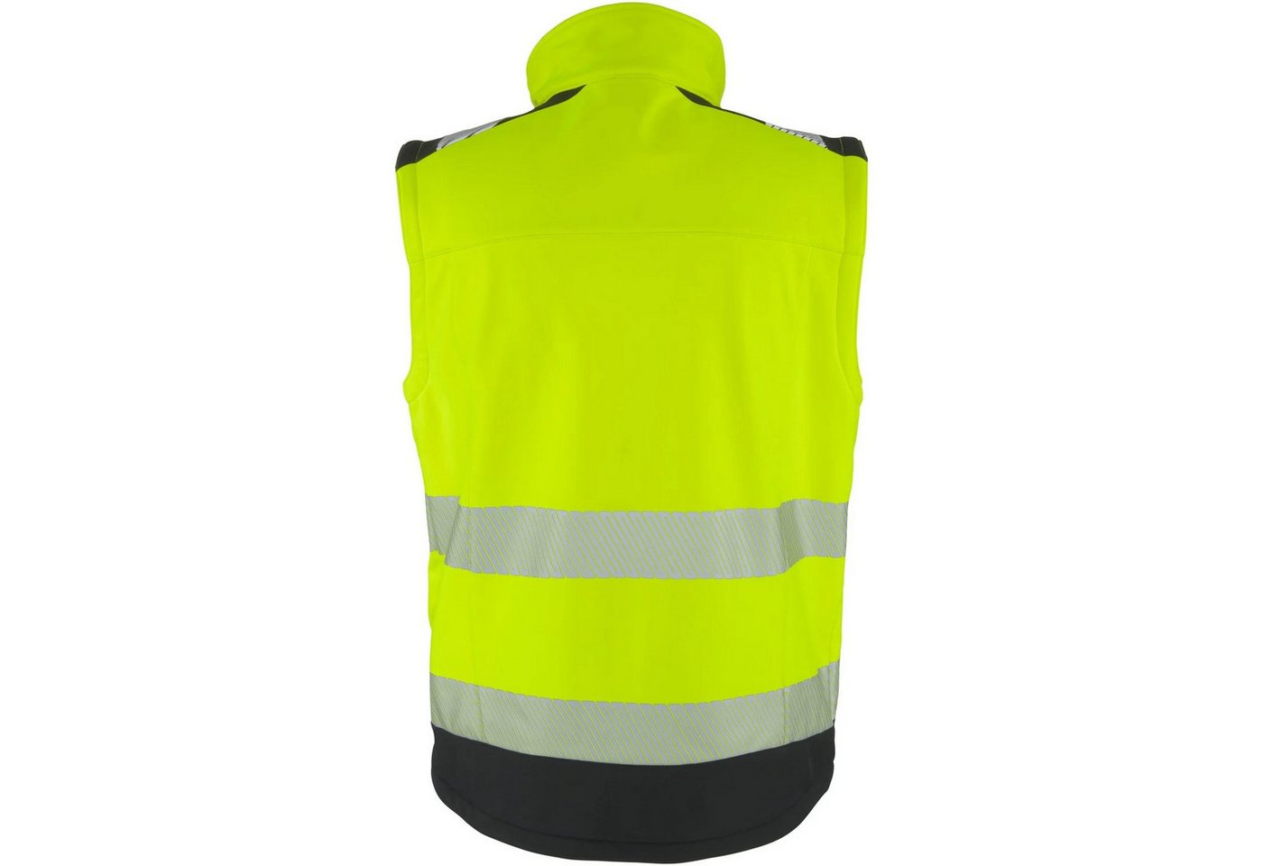 PRO FIT by Fitzner Softshellweste Warnschutz Softshellweste,neongelb/schwarz Gr. M Bild 3