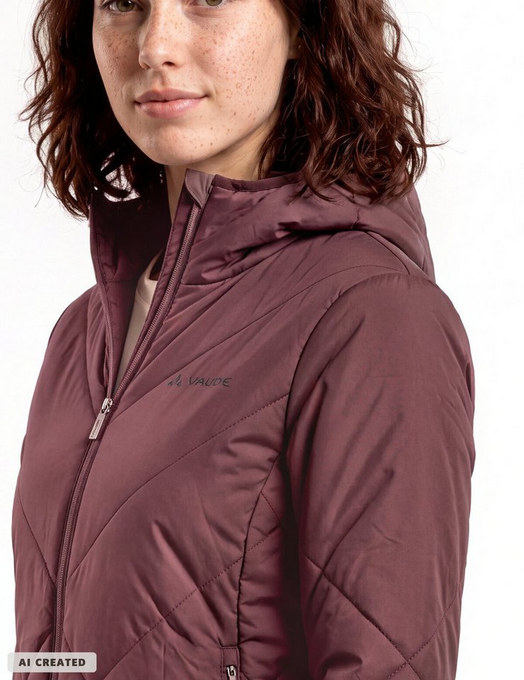 VAUDE Outdoorjacke SE Women's Tesino Hooded Jacket II (1-St) leichte, warme Damen Isolationsjacke