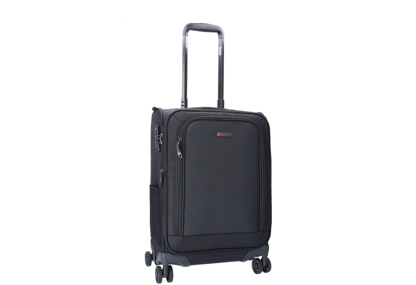TheTrueC Koffer TheTrueC 4-Rad Business Trolley 55cm schwarz, 4 Rollen Rollen Bild 4