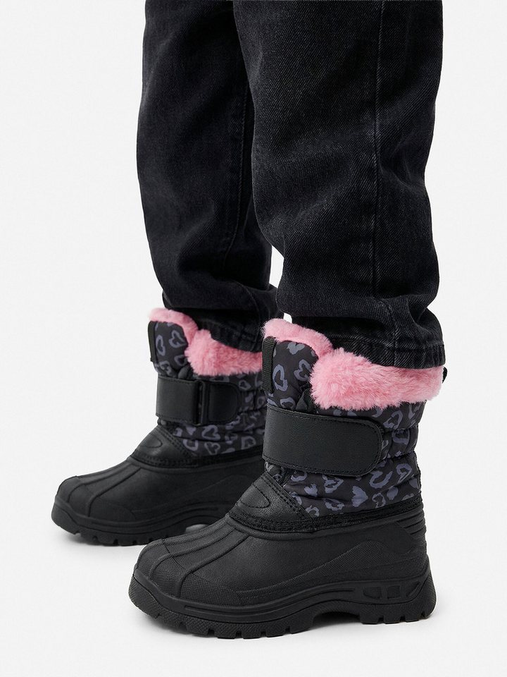 DeeZee Deezee Snow Boots Girl Black CEO-P140225 Snowboots Bild 5