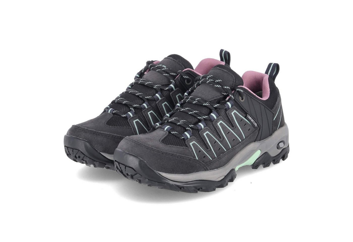 BRÜTTING Brütting Schnürschuhe 211483 Damen Leder & Textil grey Laufschuh