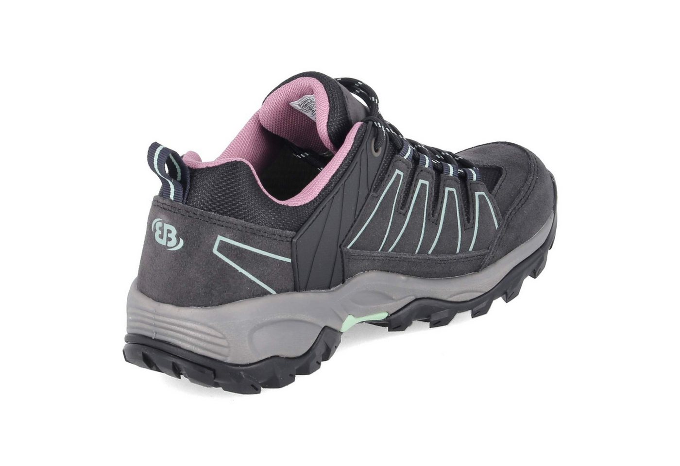 BRÜTTING Brütting Schnürschuhe 211483 Damen Leder & Textil grey Laufschuh Bild 2