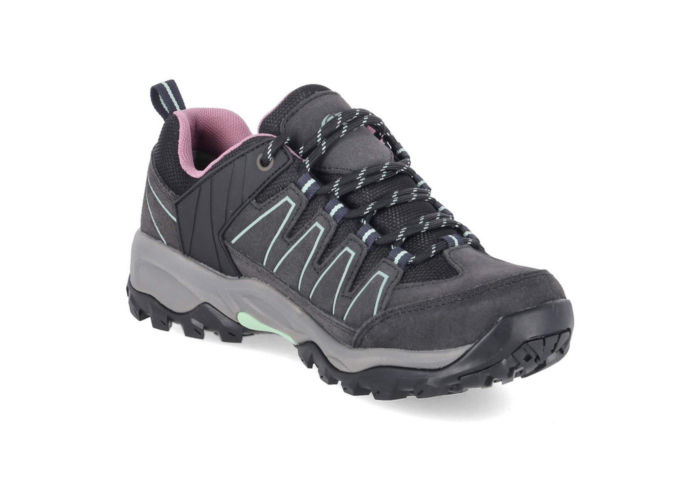 BRÜTTING Brütting Schnürschuhe 211483 Damen Leder & Textil grey Laufschuh Bild 3