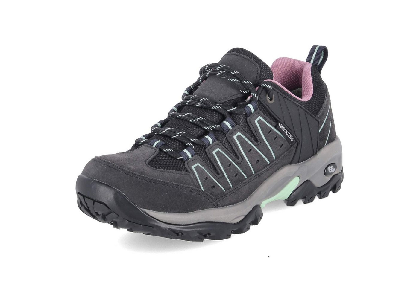 BRÜTTING Brütting Schnürschuhe 211483 Damen Leder & Textil grey Laufschuh Bild 4