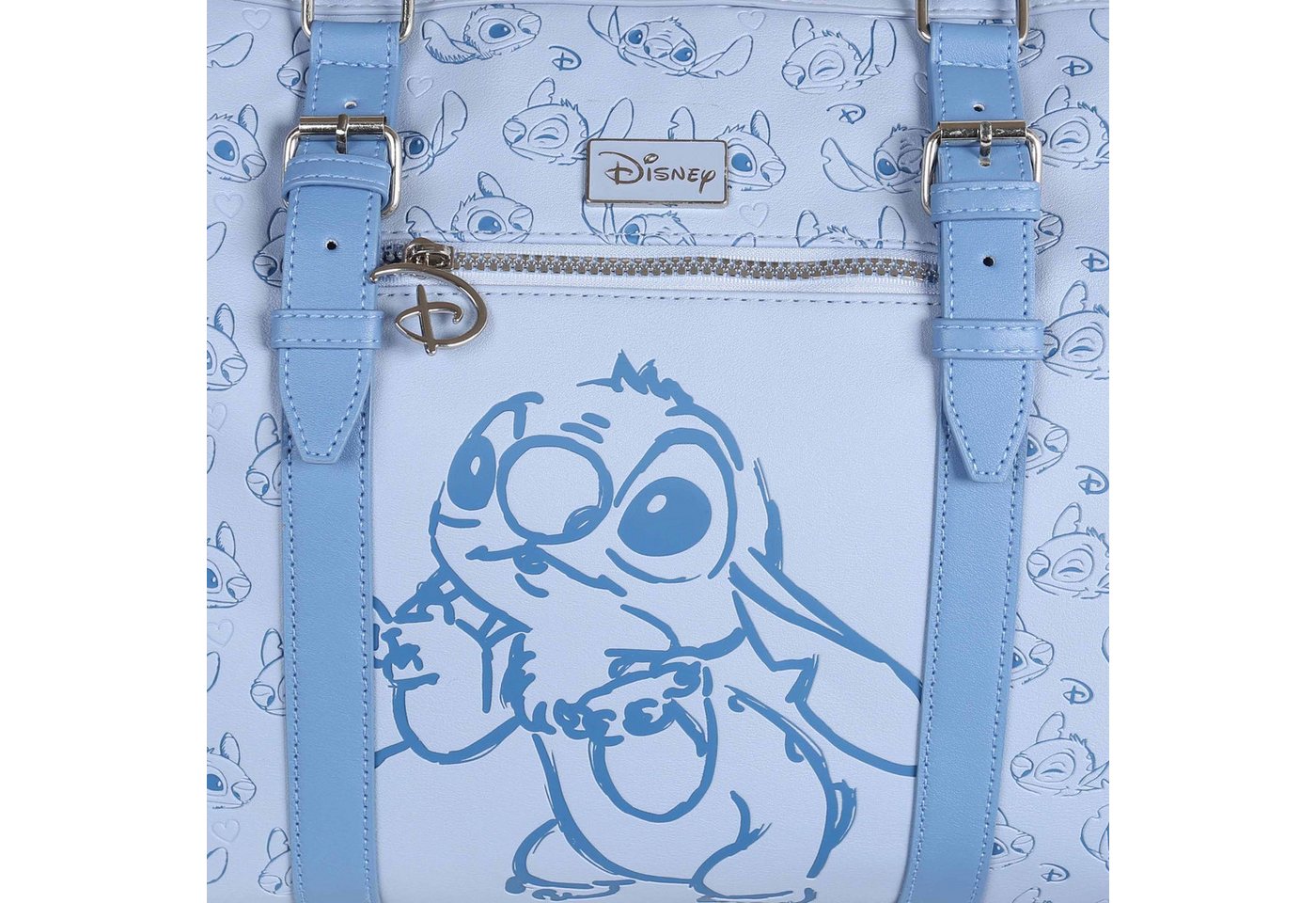 Sarcia.eu Reisetasche Disney Stitch blaue JUGEND-Reisetasche, HANDGEPÄCK, 44 × 23 × 28 cm Bild 3