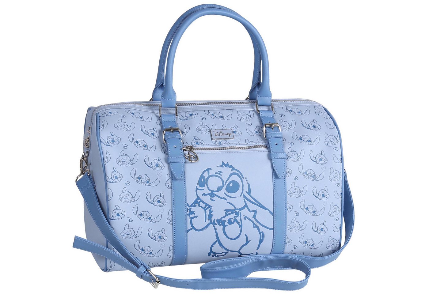 Sarcia.eu Reisetasche Disney Stitch blaue JUGEND-Reisetasche, HANDGEPÄCK, 44 × 23 × 28 cm Bild 4