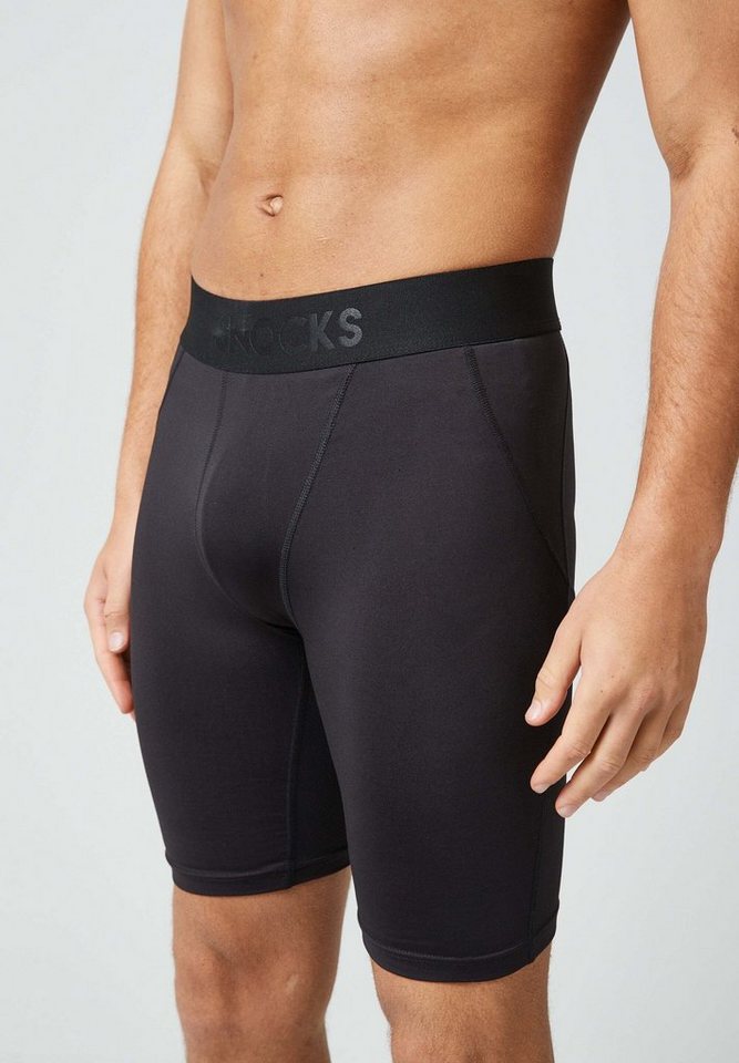 SNOCKS Funktionstights Kurze Radlerhose Herren (1-tlg) schnelltrockend