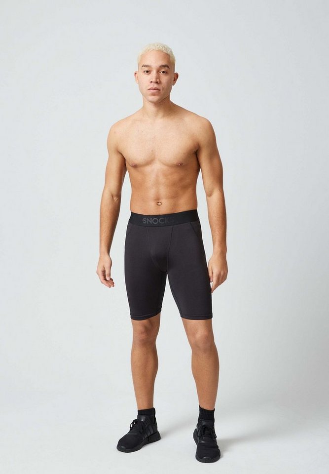 SNOCKS Funktionstights Kurze Radlerhose Herren (1-tlg) schnelltrockend Bild 2