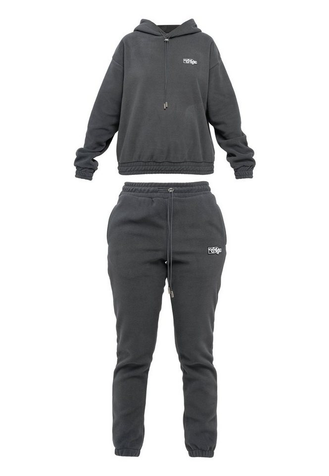 Tom Barron Freizeitanzug Oversize Fleece Tracksuit, mit modernem Design Bild 4