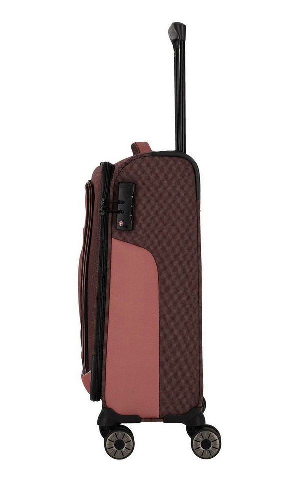 travelite Hartschalen-Trolley 4W Trolley, 4 Rollen