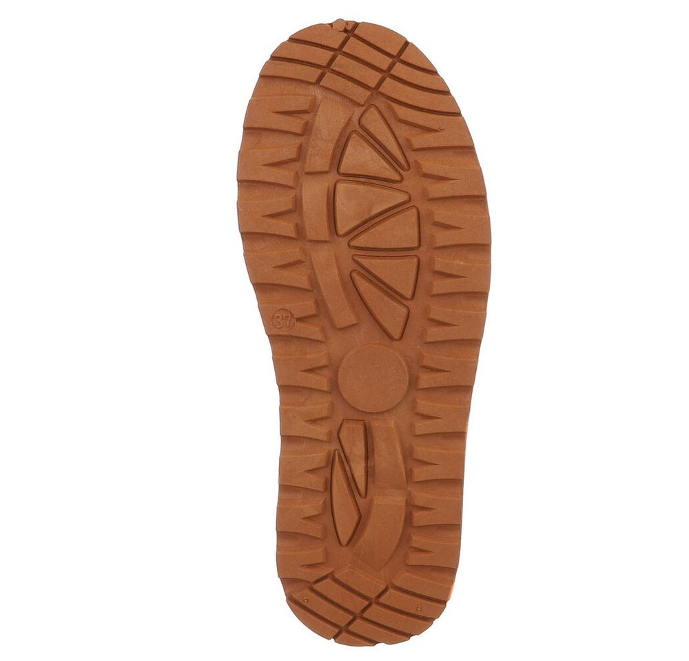 Ital-Design Stilvolle Stiefeletten mit Verzierung für Damen Snowboots (90927539) Flach Stiefeletten in Camel