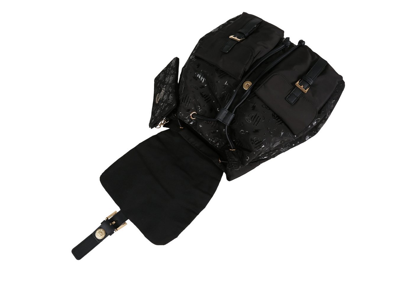 Sarcia.eu Cityrucksack Harry Potter schwarzer Jugendrucksack mit Gürteltasche 29 × 14 × 31 cm Bild 2