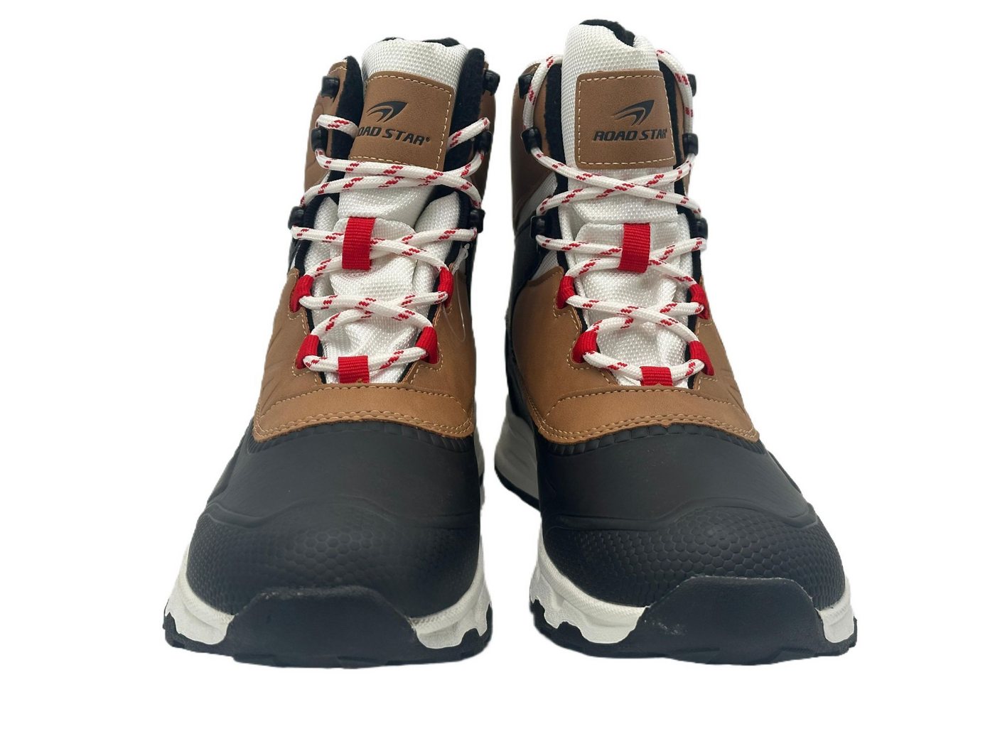 Nowaland Wanderstiefel wasserabweisend gefüttert mit profilierter Laufsohle Outdoorwinterstiefel Mit weichem Fleecefutter und griffiger Profilsohle Bild 5