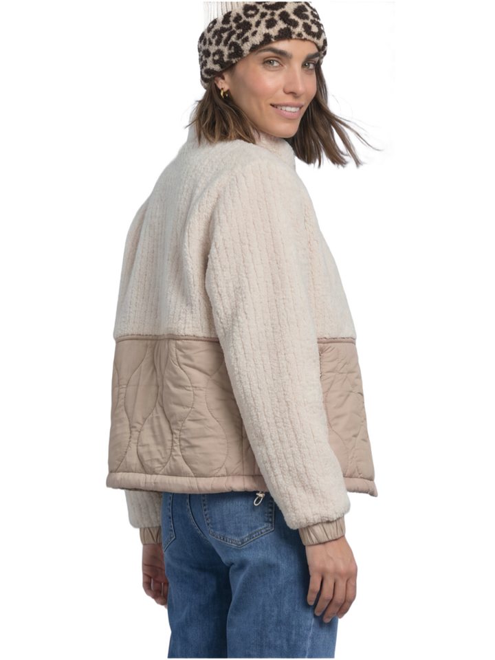 STREET ONE Outdoorjacke natur,Outdoor,Polyester,Unifarben,Stehkragen,Langarm,Regular Fit