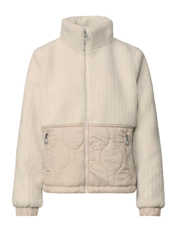 STREET ONE Outdoorjacke natur,Outdoor,Polyester,Unifarben,Stehkragen,Langarm,Regular Fit Bild 4