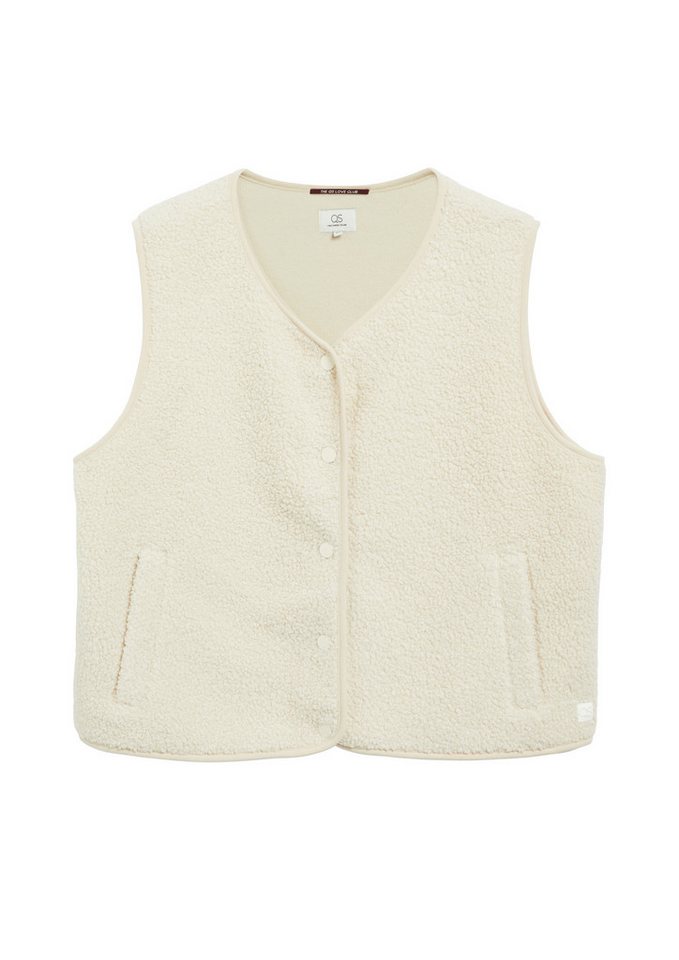 QS Funktionsweste Indoor-Weste Teddyweste mit Eingriffstaschen Bild 3