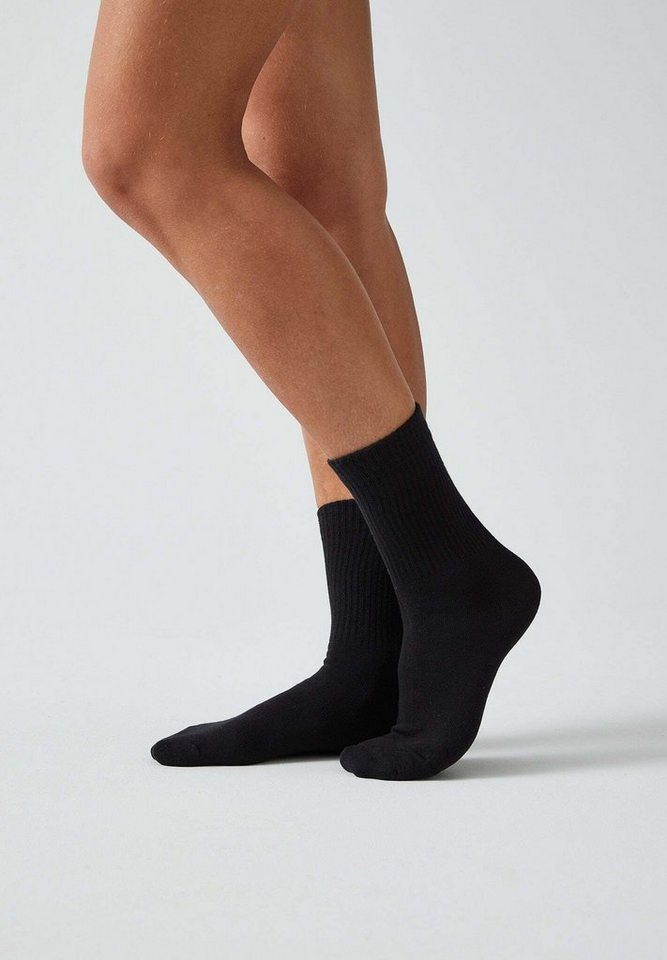 SNOCKS Tennissocken Cleane Sportsocken (4-Paar) stylish für jedes Outfit