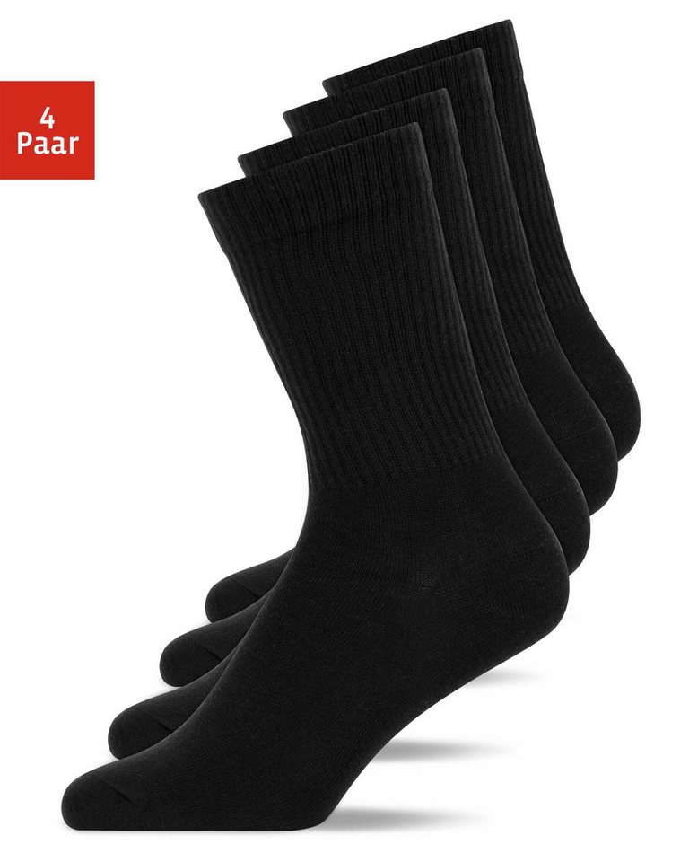 SNOCKS Tennissocken Cleane Sportsocken (4-Paar) stylish für jedes Outfit Bild 5