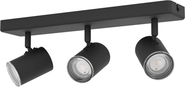 Eglo Leuchten 3er Spot Consuma 1 Schwarz 40 X 13 Cm