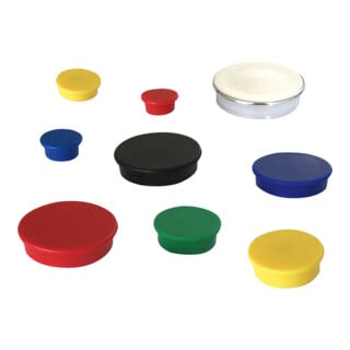 Beloh Organisationsmagnet rund 10mm weiß