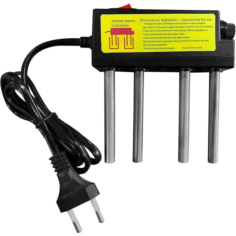 Appareil D'Électrolyse, Électrolyseur, Outils De Test, Moniteur D'Impuretés, Testeur Portable De Qualité De L'Eau, Prise Ue.