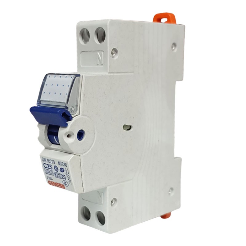Gewiss Leitungsschutzschalter 25a 1p+n 6ka C 1 Modul Gw90229