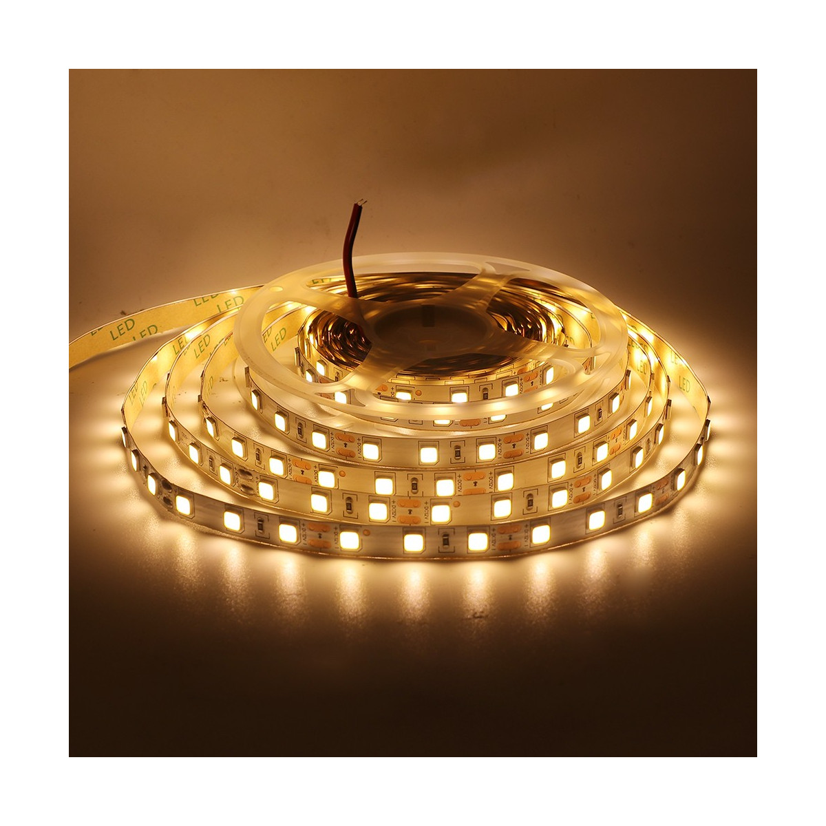 Led-streifen, Leuchte, Beleuchtung, Lampe, Licht, Ip65, Warmweiß, 5 Meter, Klebend