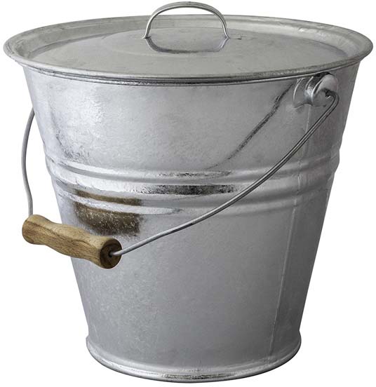 Guillouard - Eimer Mit Deckel Aus Verzinktem Stahl 10l 040125