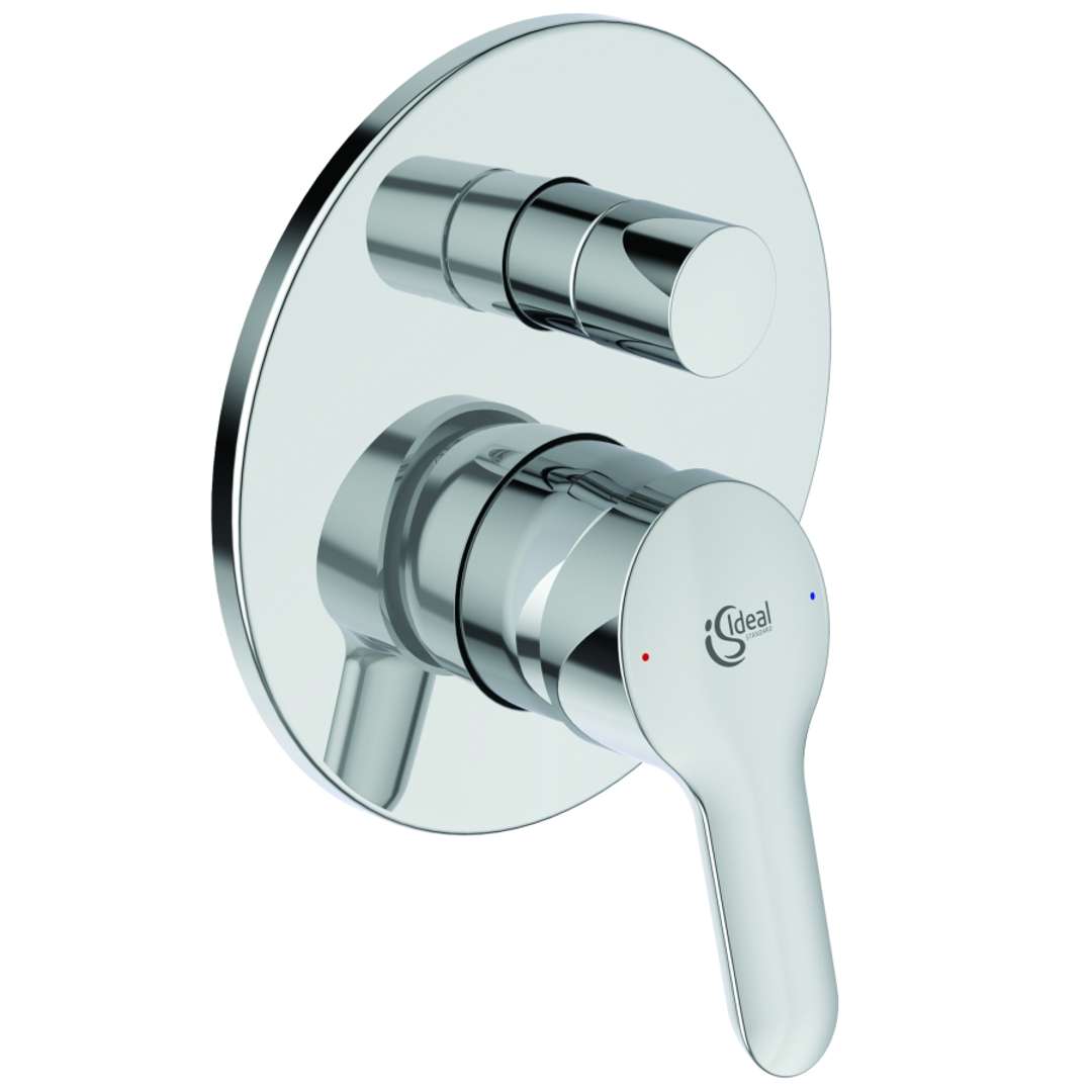 Alpha - Wannenarmatur - Unterputz, Mit Einbaukörper, Chrom A7185aa - Ideal Standard