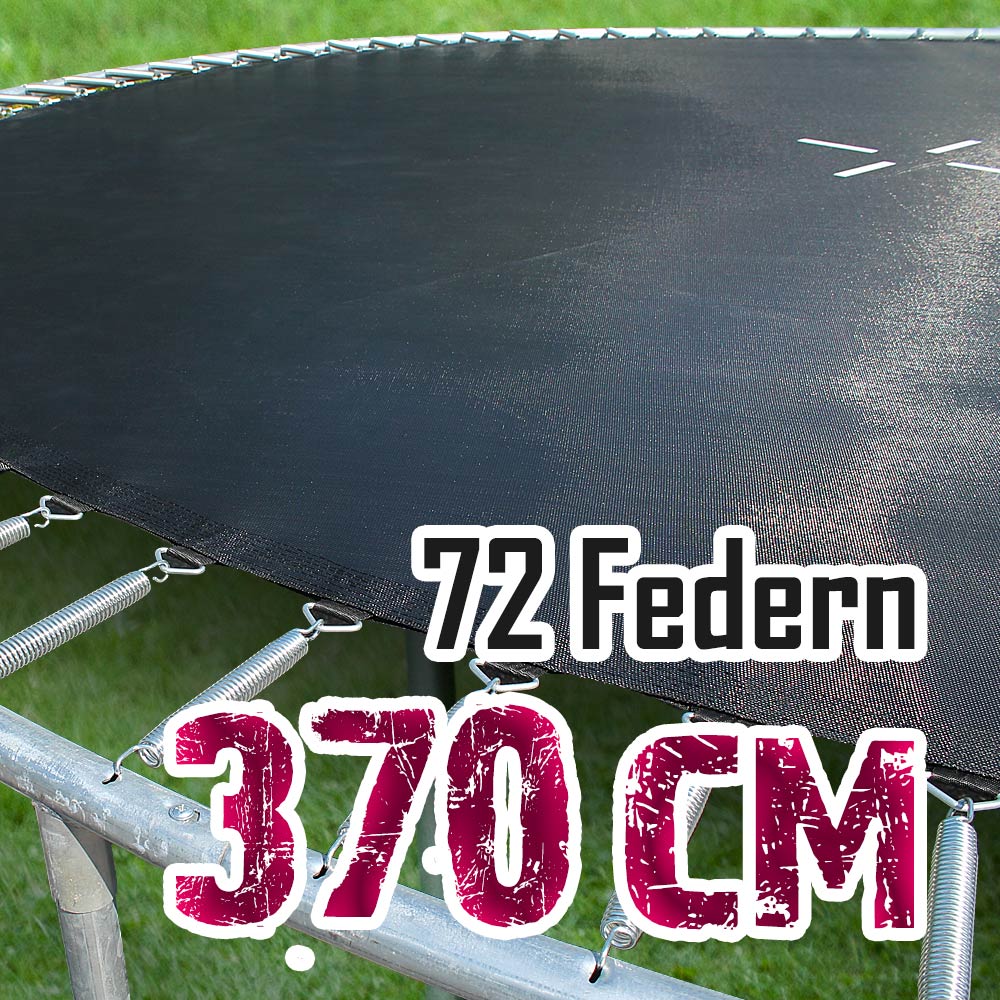 Sprungtuch Sprungmatte Ersatzsprungmatte Für 370cm Trampoline Mit 72 Federnösen