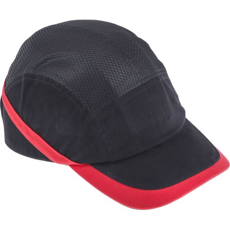 Rs Pro – Schutzkappe Gemäß En 812 – Verstellbar Von 52 Bis 65 Cm – Material: Abs Und Baumwolle – Schwarz – Ce-zertifiziert