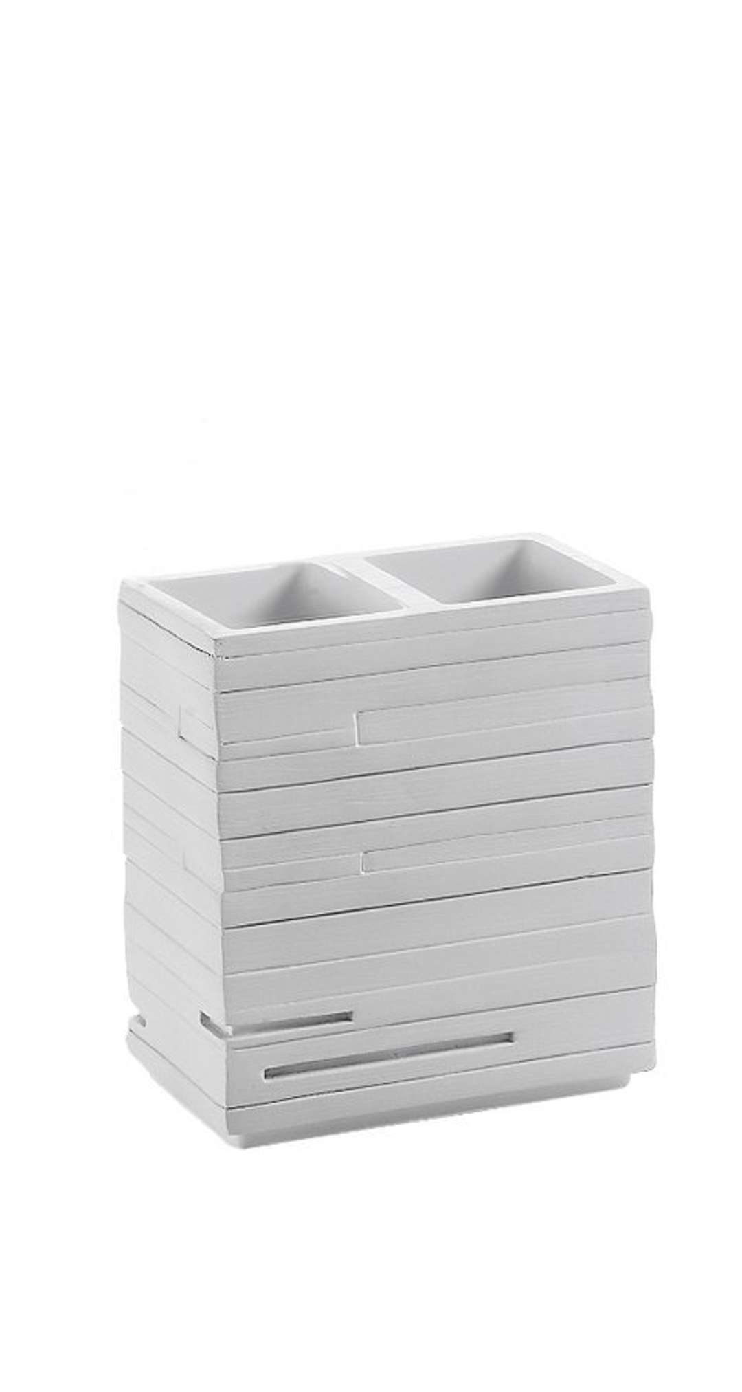 Sapho Gedy Quadrotto - Zahnbürstenhalter, Stehend, Weiß Qu9802