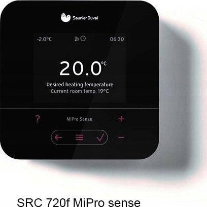 Saunier Duval Src720f Mipro Sense Regler Schwarz