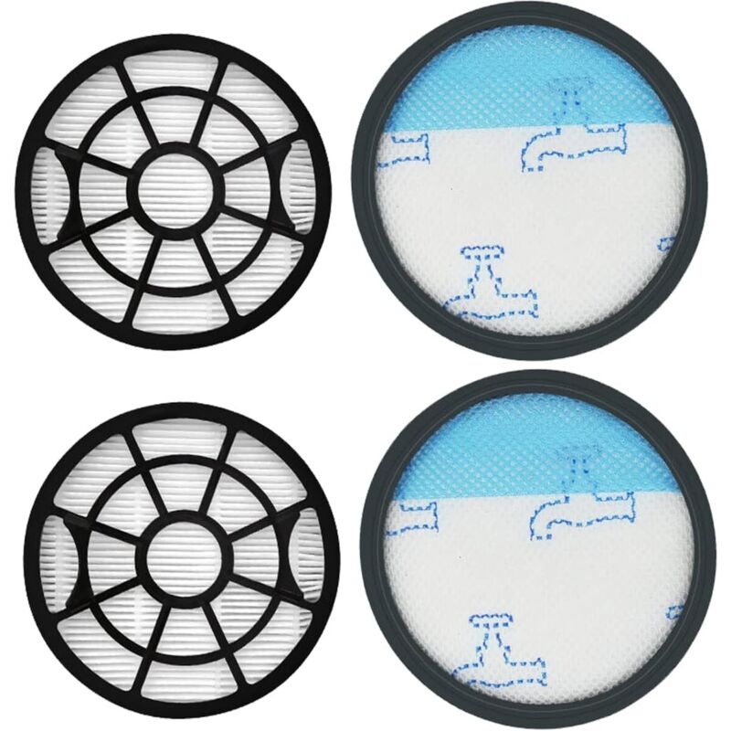 Lot De 4 Filtres Pour Aspirateur Rowenta Swift Power Cyclonic Ro2981ea Ro2910ea Ro2913ea Ro2915ea Ro2932ea Ro2933ea Ro2957ea Compatible Avec Zr904301