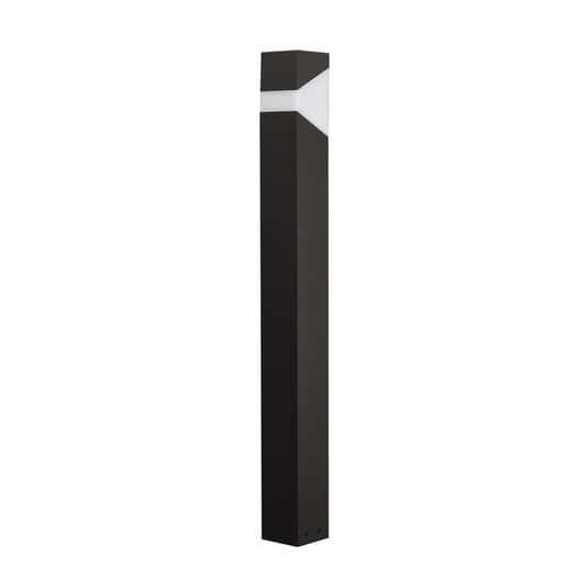 [neuwertig] B-ware Lucande Wegeleuchte Kiran Led Gartenlampe Pollerleuchte Grau 100cm Ip44 E27