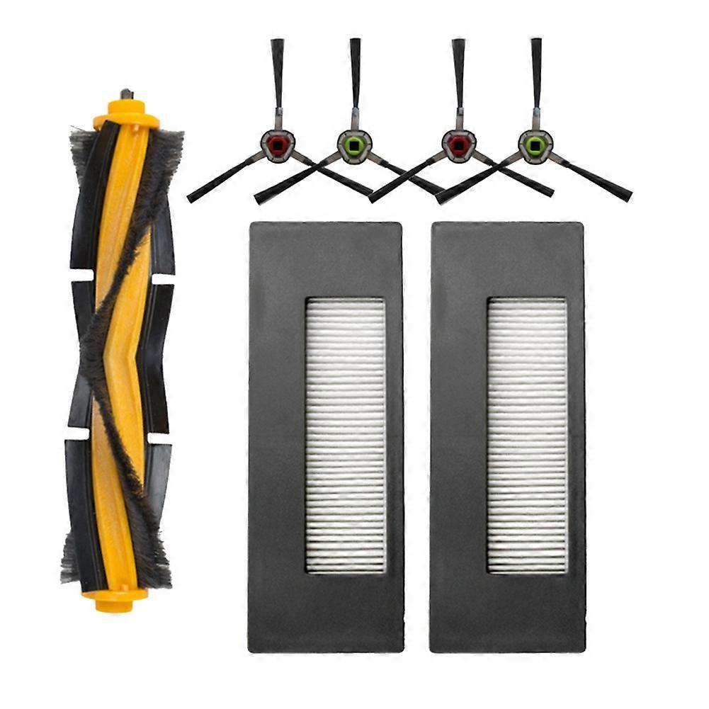 Kit De Remplacement De Filtre Pour Aspirateur Ecovacs Deebot De55, De53 Et De6g : Brosse Latérale, Filtre Hepa Et Rouleau.