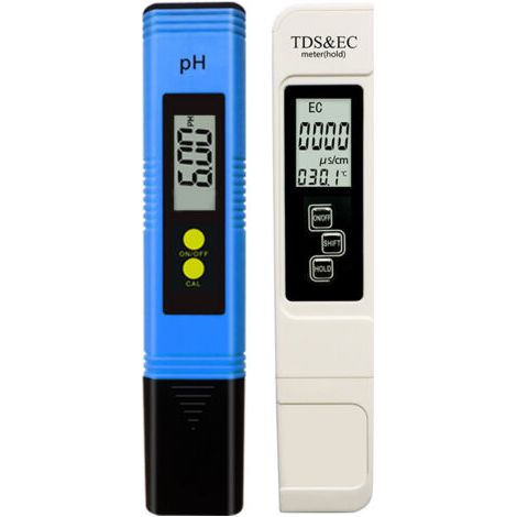 5-in-1 Wasserqualitätstester Mit Lcd-bildschirm, Digitalem Wasserqualitätsmessgerät, Ph-, Tds- Und Ec-messgerät, Temperaturmessgerät