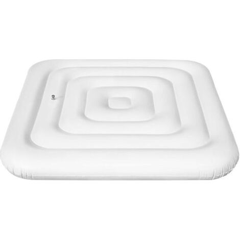 Aufblasbare Whirlpoolabdeckung (quadratisch, 53 Zoll) Mit Schnell Und Einfach Zu Bedienendem Aufblas- Und Ablassventil (quadratisch)