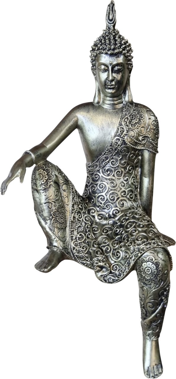 Dekofigur Buddha 31 Cm Bunt Dekofigur