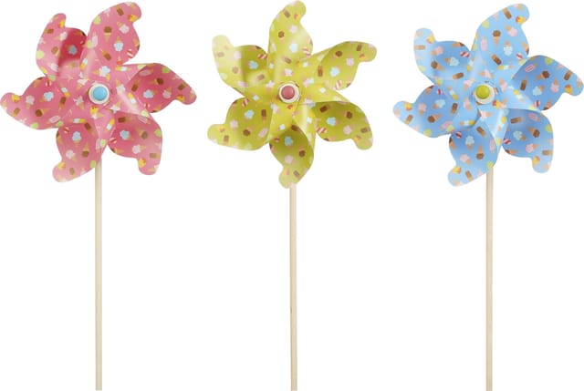 Mica Decorations Dekofigur Windmühle 75 Cm Mehrfarbig 3-fach Sortiert Dekofigur