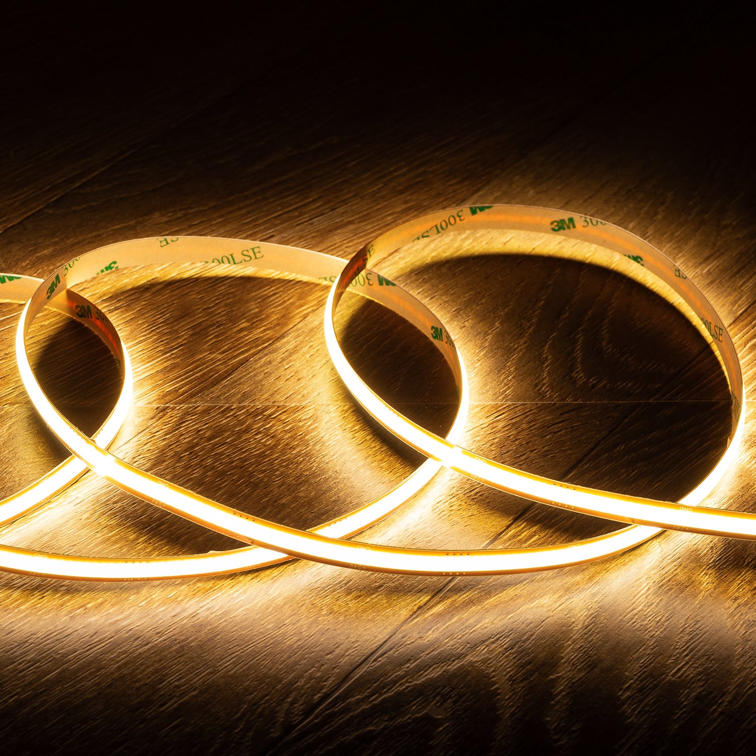 Led-streifen 24v Cob 528 Led/m 5m 13w/m 1000lm/m Breite 8mm Free Cut Ip20 Cri90 Copper 3500k Warmweiß