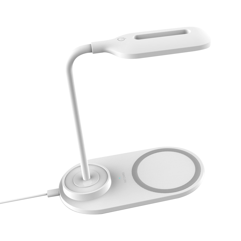 Led-schreibtischlampe Mit Kabellosem Ladegerät, Berührungsempfindlichen Bedienelementen, 3 Einstellbaren Helligkeitsstufen, Usb-stromversorgung, Flexiblem Und Tragbarem Schlauch Für Büro, Schule Und S